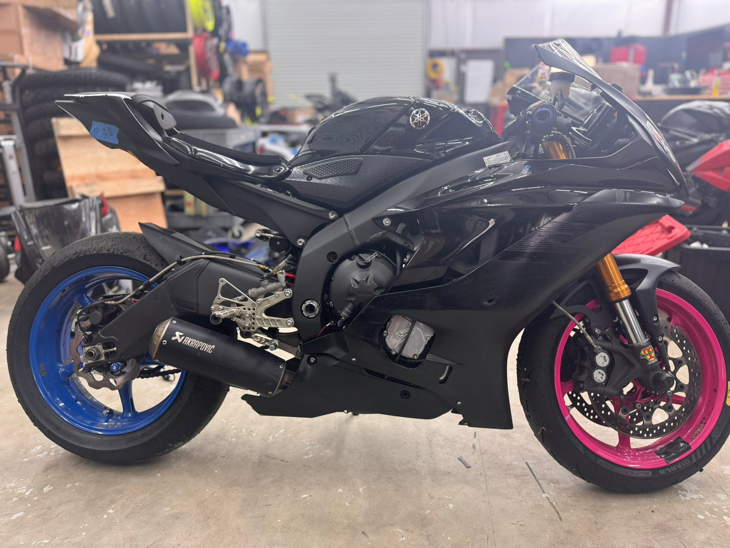 Yamaha R6 Full Track build